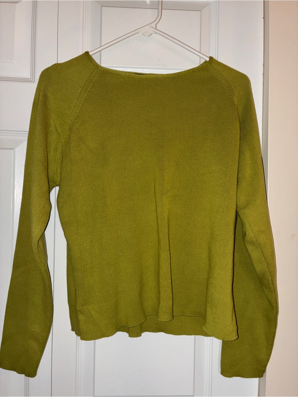 INC International Concepts Olive Green Boatneck Sweater